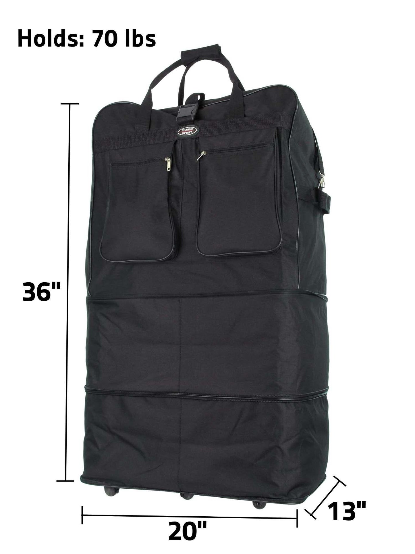 #11- Expandable Wheeled Bag (70lbs) (36")