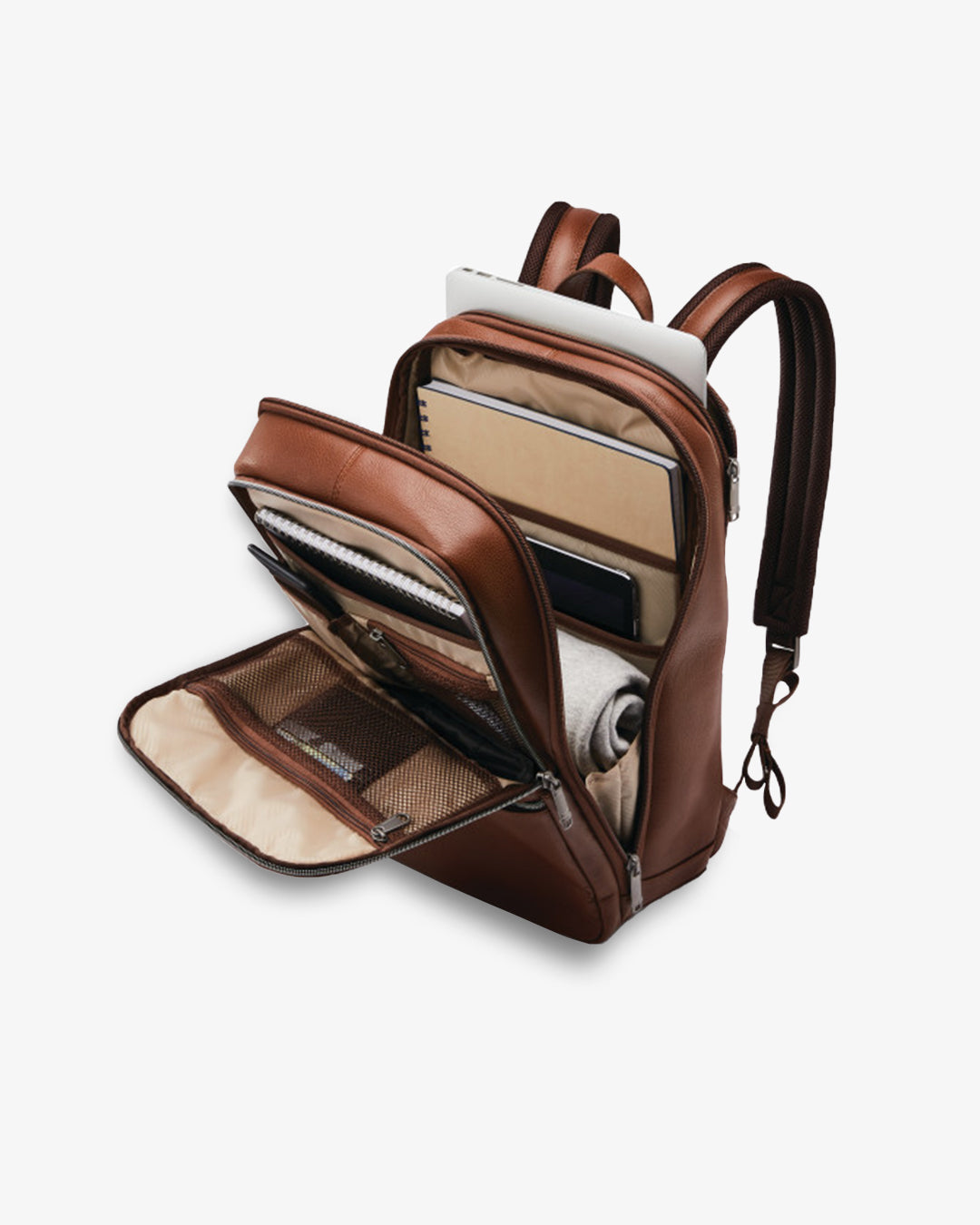 Samsonite Classic Leather Slim Backpack