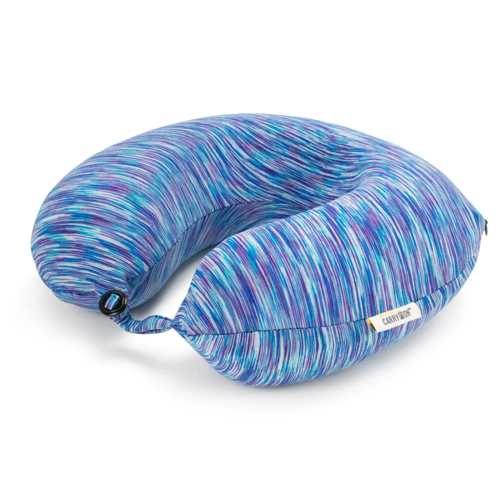 Miami Carry-On Space Dye Memory Foam Travel Neck Pillow