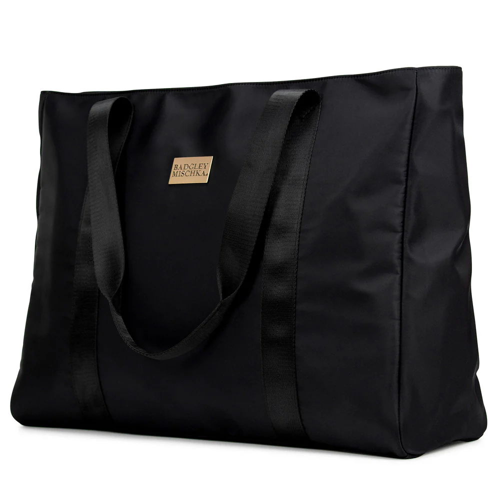 Badgley Mischka Nylon Weekender Tote Bag