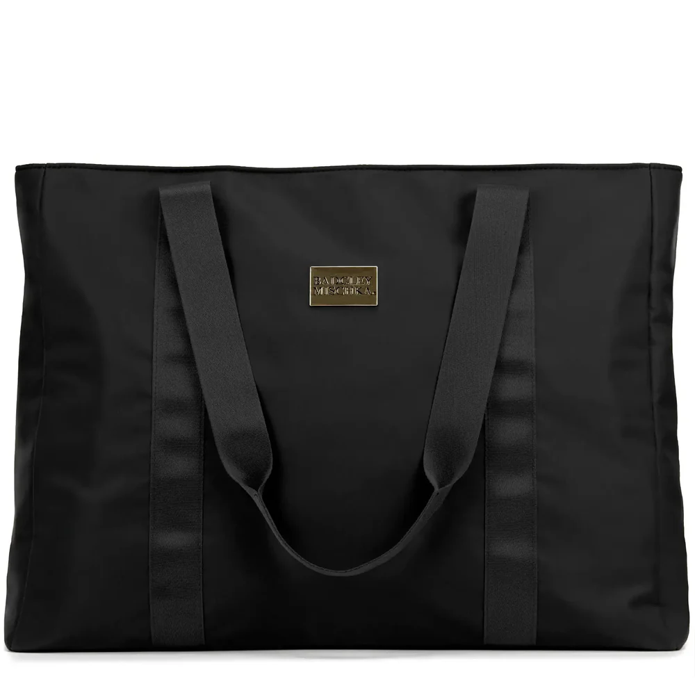 Badgley Mischka Nylon Weekender Tote Bag