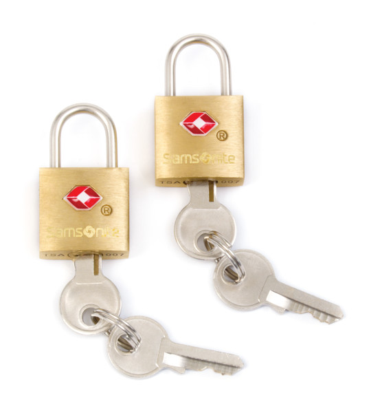 Samsonite Travel Sentry Brass Key Locks (Set of 2)