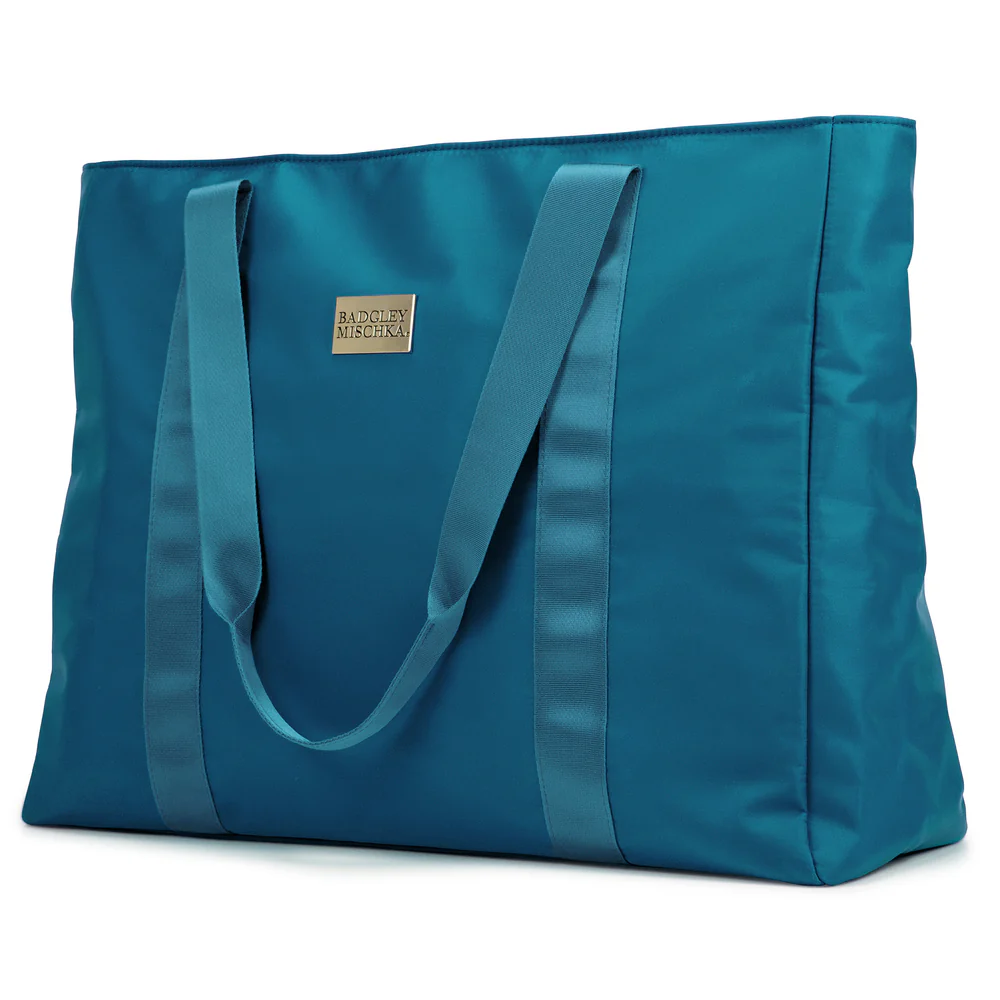 Badgley Mischka Nylon Weekender Tote Bag