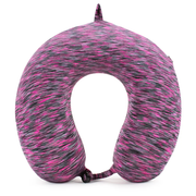 Miami Carry-On Space Dye Memory Foam Travel Neck Pillow