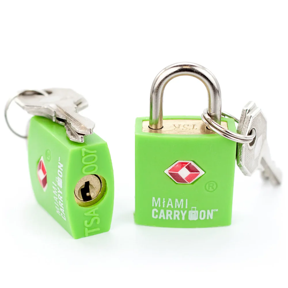 Miami Carry-On Travel Sentry Key Lock (2PCS)