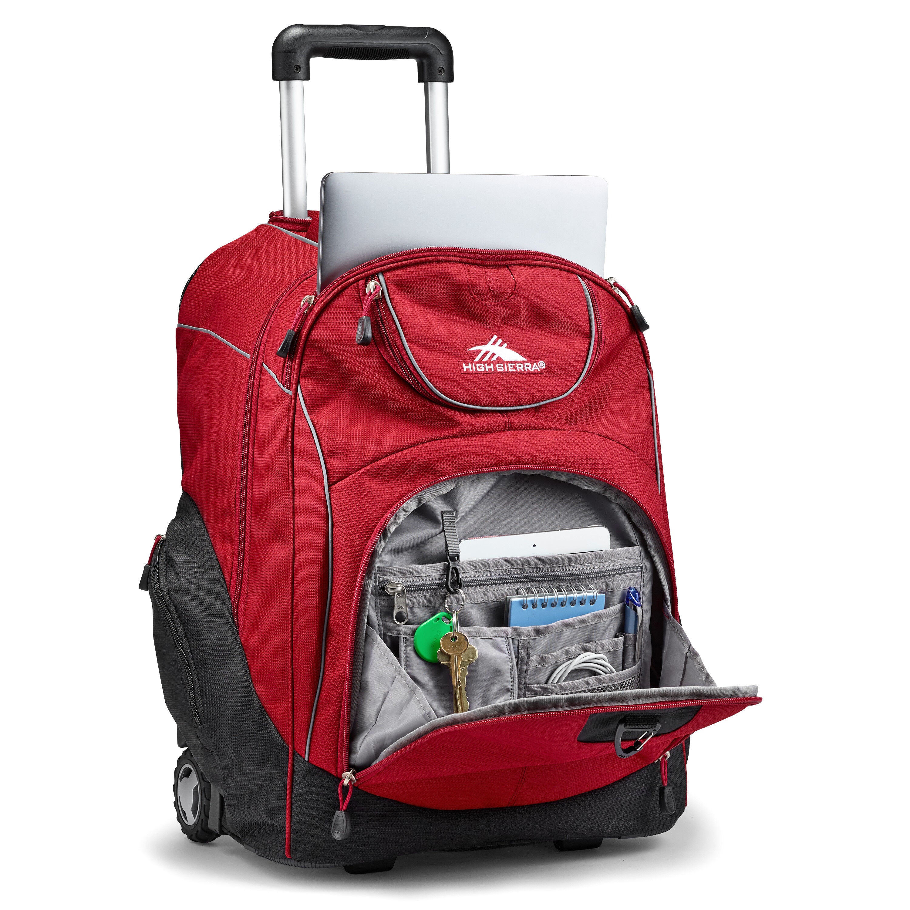 High sierra powerglide rolling backpack best sale