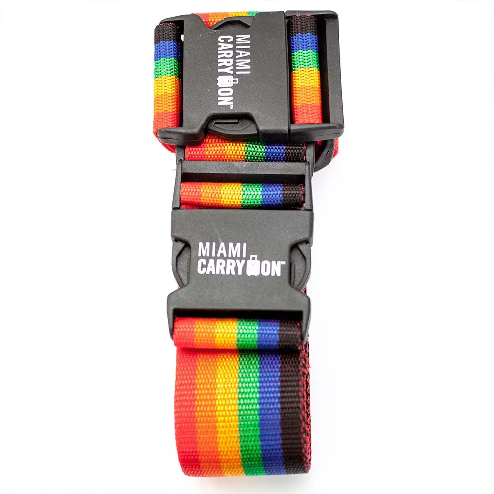 Miami Carry On 2 Way Luggage Strap (Rainbow)